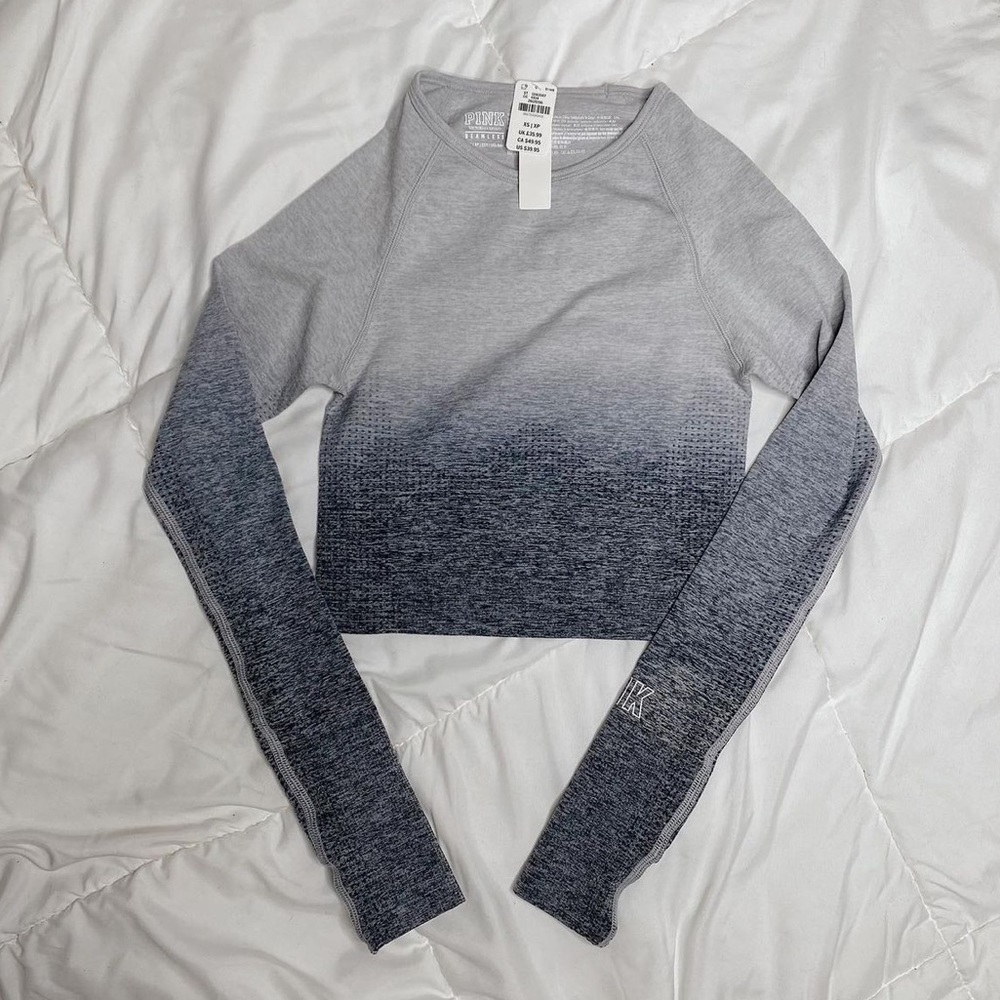 Pink VS Seamless Cropped Workout Top NWT